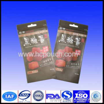 Aluminum Foil Pouch With Tear Notch And Zipper 